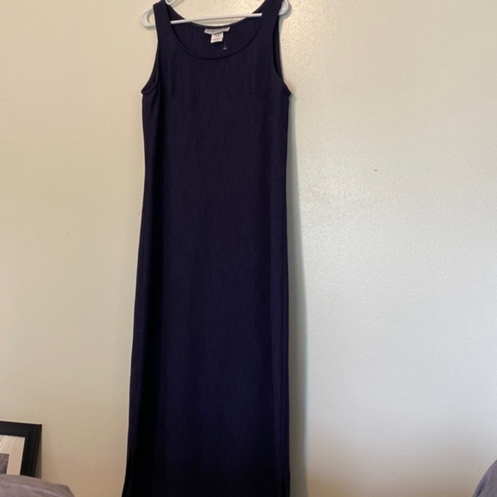 JESSICA Howard sleeveless tank maxi purple made in USA dress site 16